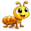 Smiling bee mascot illustration for BloomPlay.