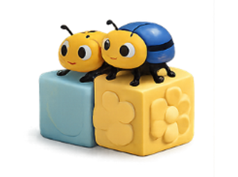 Collection of BloomPlay bug characters and nature-themed illustrations.