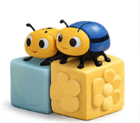 Collection of colorful Bloom Play bug character illustrations.