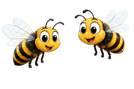 Collection of BloomPlay insect character illustrations.